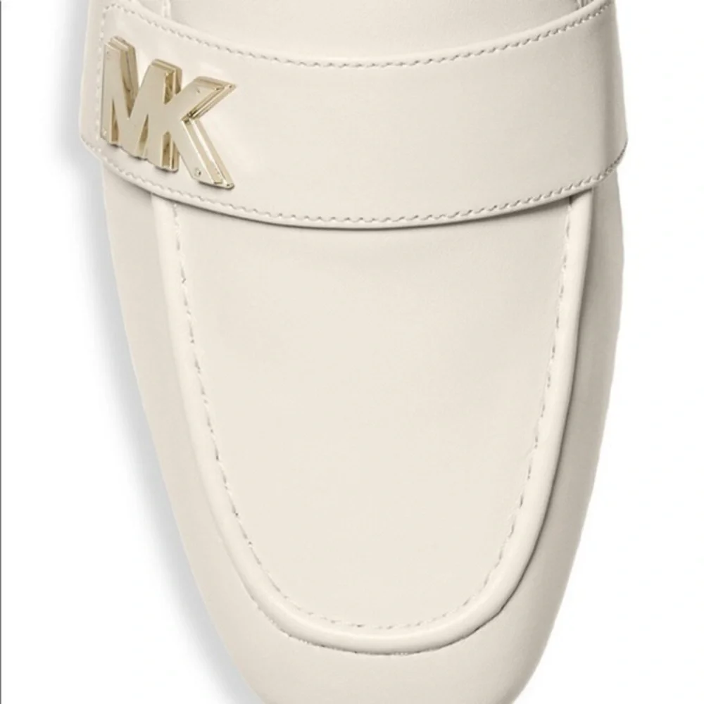 MICHAEL Michael Kors Sidney Square-Toe Leather Loafers